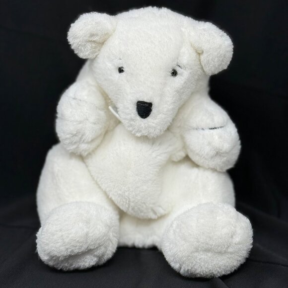 Mary Meyer White Plush Polar Bear Puppet Stuffed Animal1994 Vtg Exclusive Alaska - Picture 6 of 9